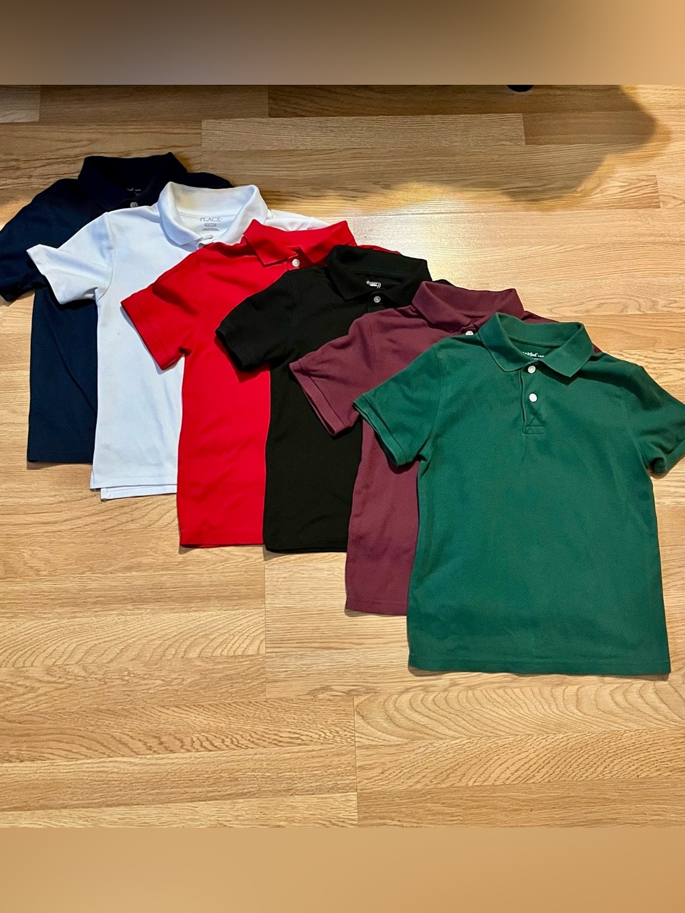 Kids Polo Uniform Shirts - Size 6/7